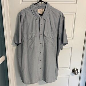 Filson Short-Sleeve Button-Down Western Shirt XL
